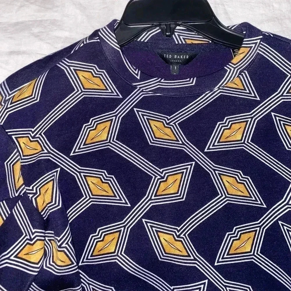 TED BAKER Lipsah Modernity Printed Sweatshirt - Picture 8 of 10
